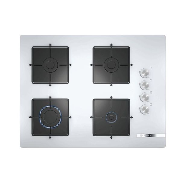 Bosch POP7C2O12O Beyaz 67 cm Cam Ankastre Ocak