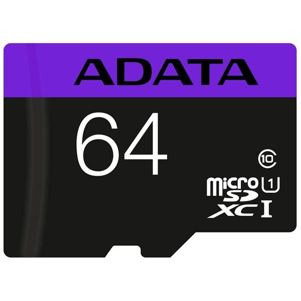 Adata AUSDX64GUICL10-RA1 64GB 80MB/s MicroSDXC Hafıza Kartı