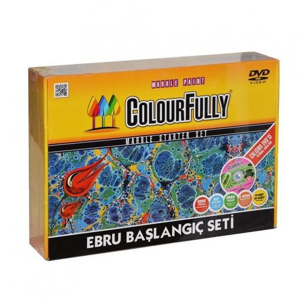 Redka /KumToys Ebru Sanatı Başlangıç Seti Eğitici Dvd'li