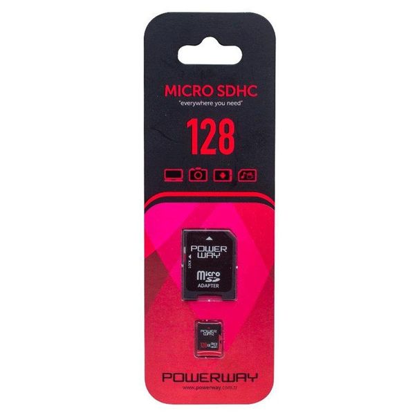 Powerway 128 GB Micro SD( Class 10) PWR-128 Hafıza Kartı