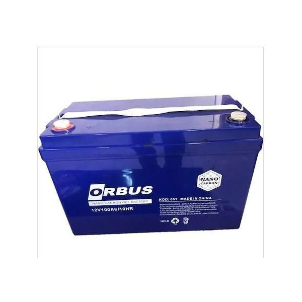 ORBUS 12V 100 Ah Derin Deşarjlı Jel Akü