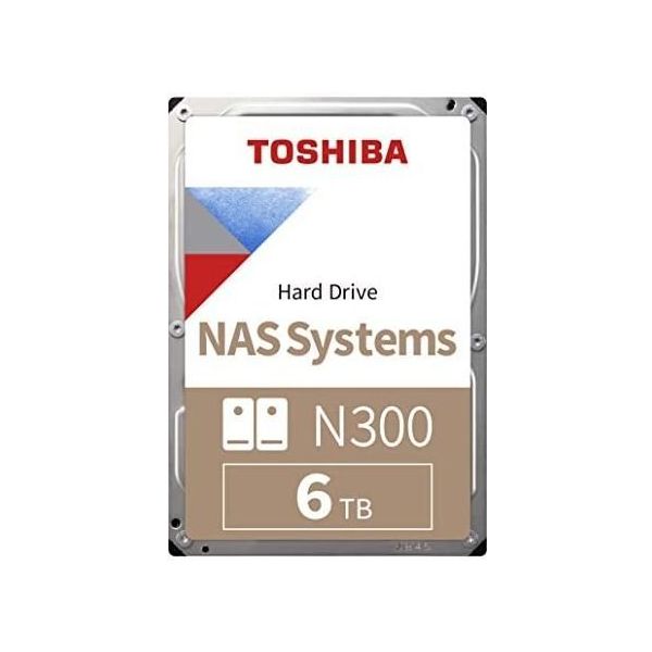 Toshiba HDWG160UZSVA 6TB N300 7200RPM SATA3 128MB NAS