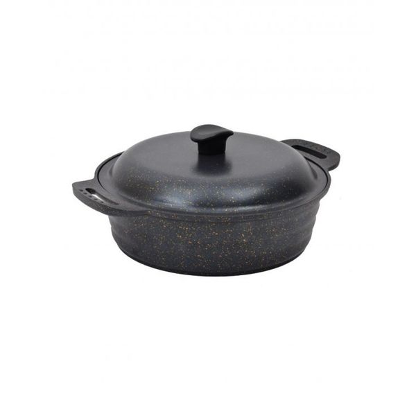 Nurgaz Campout Granit Döküm 28 cm Kamp Tenceresi