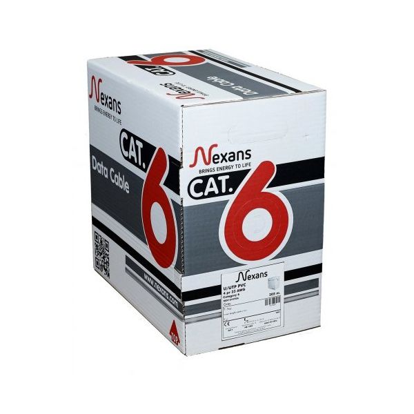Nexans CAT6 305M 23AWG 0.58 mm UTP %100 LSZH Halogen Free Kablo