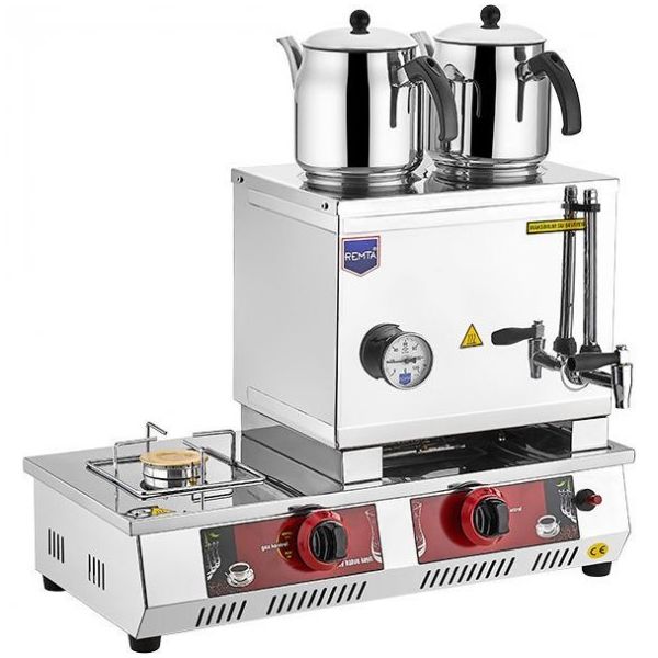 Remta N11-30 Model 2 Demlikli 23 lt Demleme 13 lt Su Isıtma Kapasiteli Semaver Çay Makinesi