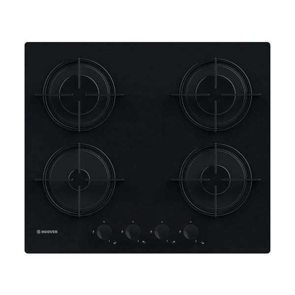 Hoover HVW6MBB Siyah 4 Gözlü Cam Ankastre Ocak