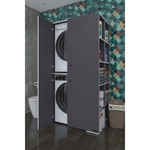 Kenzlife Fedyenka Çamaşır-Kurutma Makinesi Banyo Dolabı