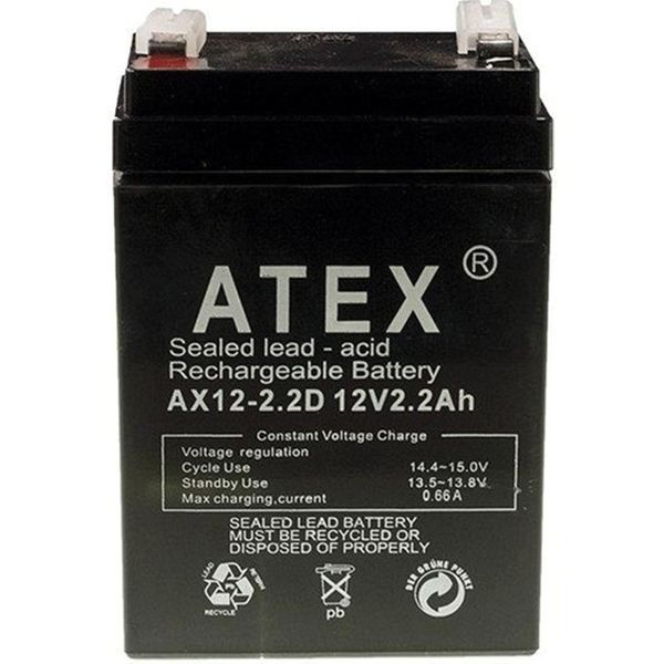 Atex AX-12V 2.2AH Dik Bakımsız Kuru Akü