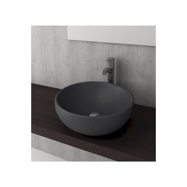Bocchi Venezia 45 cm Çanak Mat Antrasit Lavabo