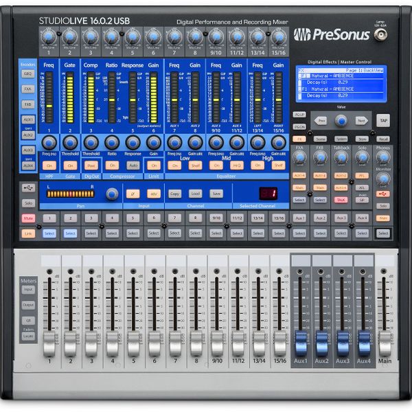 PreSonus Studio Live 16.0.2 USB 16x2 Performans ve Kayıt Dijital Mikser