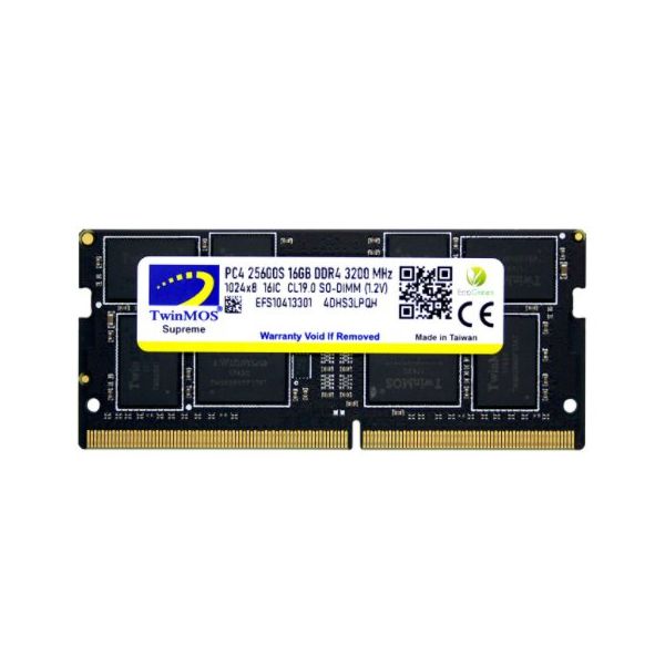 Twinmos MDD416GB3200N 3200 MHz DDR4 16 GB RAM