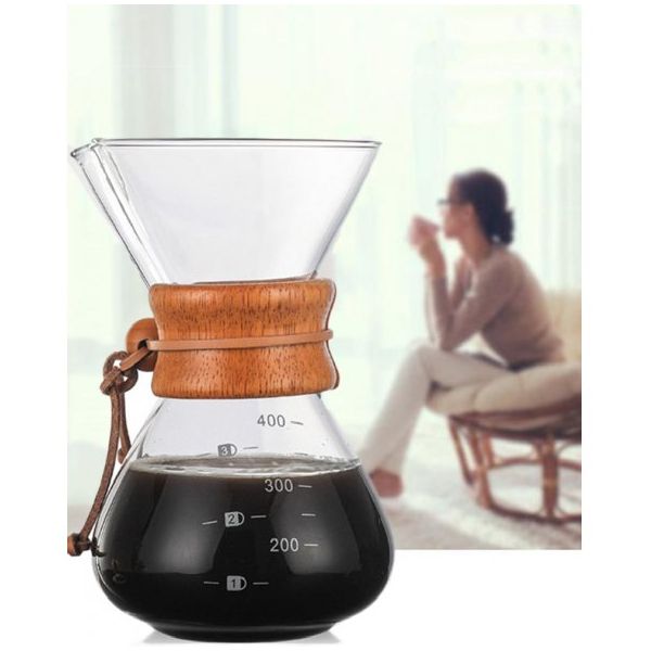 Nurgaz Campout Filtre Kahve 400 ml Cam Seti