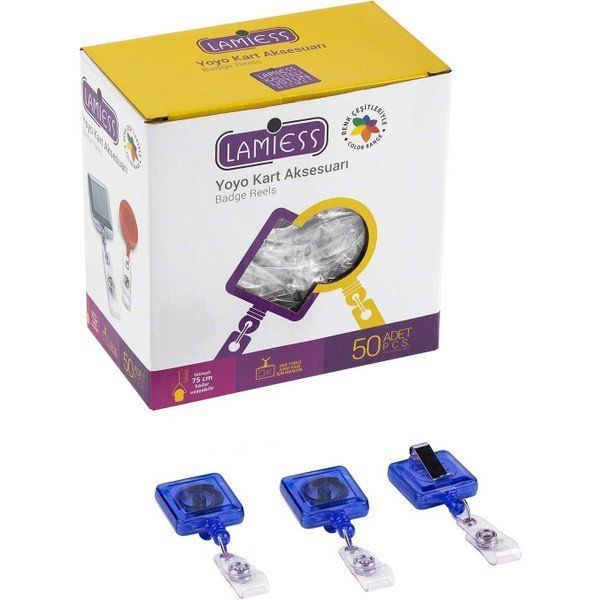 Lamiess Lms 363 50'li Şeffaf Pembe Kare Yoyo