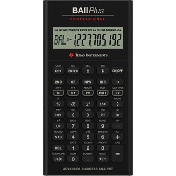 Texas Instruments Ba Iı Plus Professıonal Finansal Hesap Makinesi