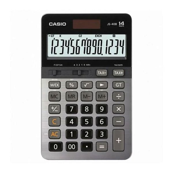 Casio JS-40B 14 Haneli Profesyonel Masaüstü Hesap Makinesi
