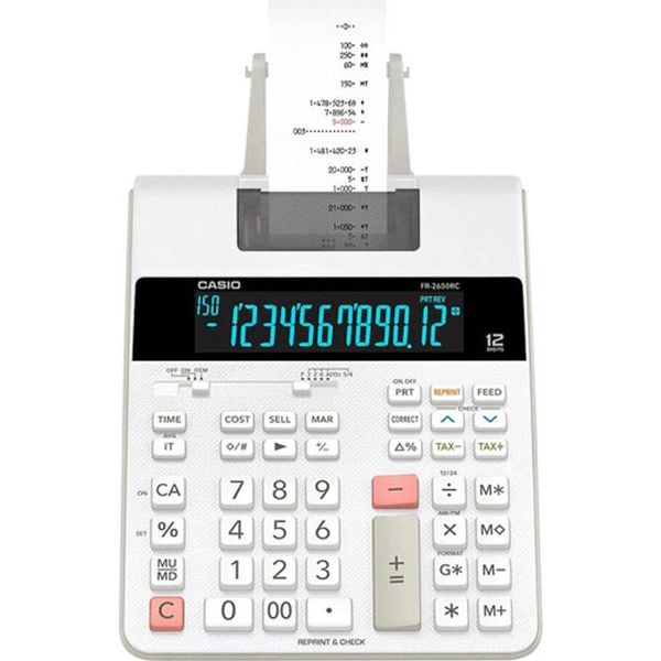 Casio FR-2650RC Şeritli Hesap Makinesi