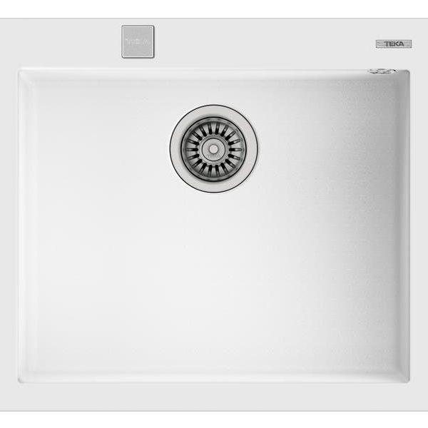 Teka Forsquare 50.40 TG Tezgah Üstü Beyaz Granit Evye
