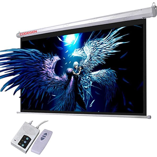 Codegen EX-20 200x200 cm Motorlu Projeksiyon Perdesi