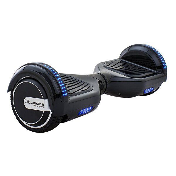 Citymate Elektrikli Kaykay 6.5 inç Ledli Model Siyah Hoverboard