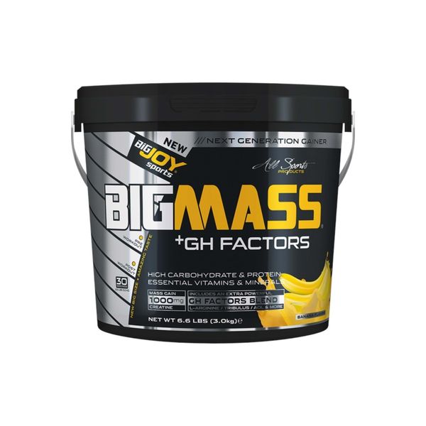 BigJoy Bigmass GH Factors 5000 gr Muz Aromalı Karbonhidrat Tozu