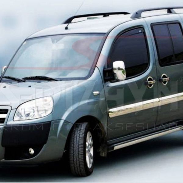 Fiat Doblo Abs 2000-2006 2 Prç Krom Ayna Kapağı