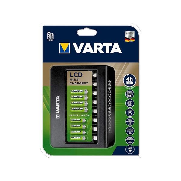 Varta 57681 LCD 8 Slot AA/AAA Pil Şarj Cihazı