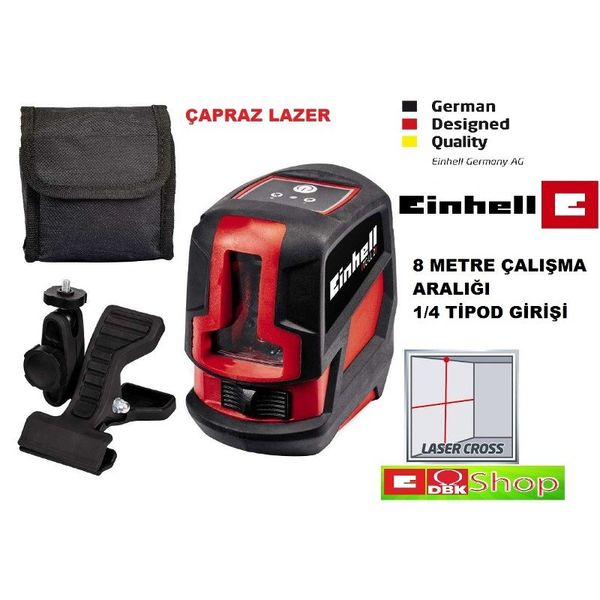 Einhell 2270109 TC-LL 2 G Çapraz Çizgi Lazer