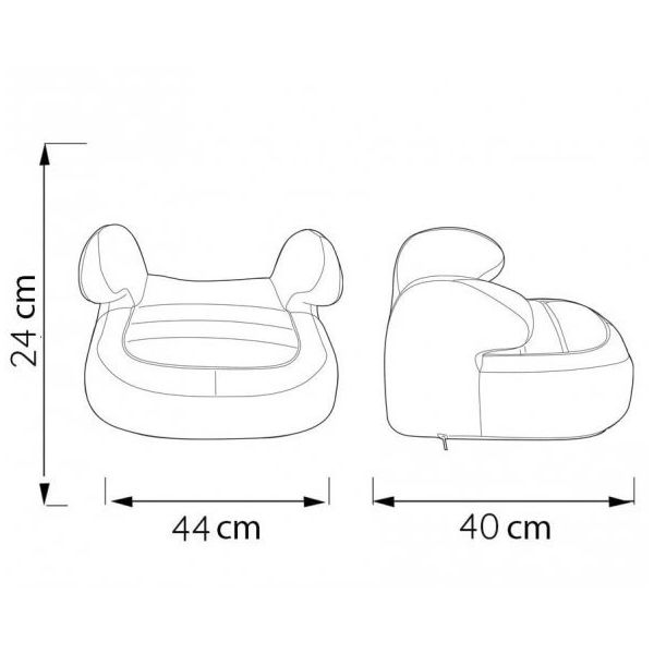 Comfymax Platinium Gray 15-36 kg Yükseltici-Oto koltuğu