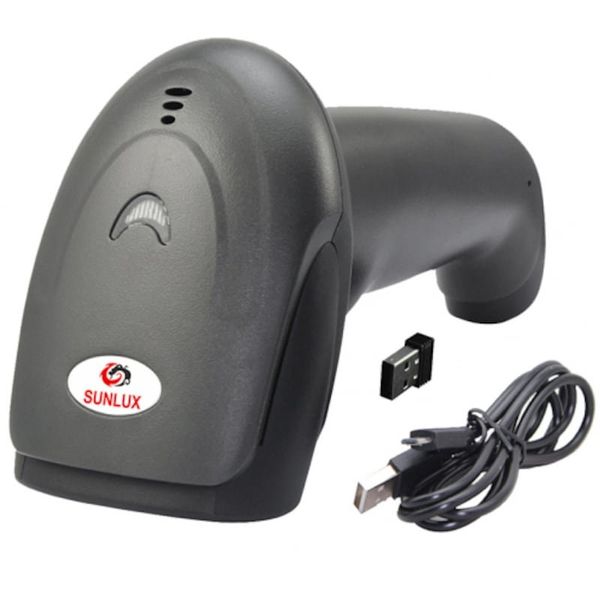 Sunlux XL-9309B 1D Kablosuz Lazer Barkod Okuyucu
