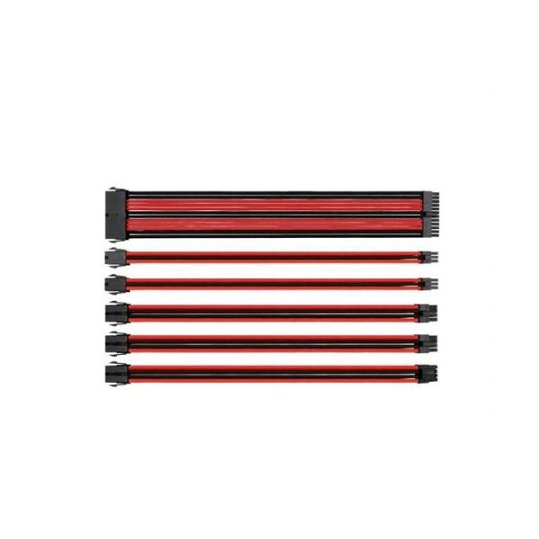 Thermaltake AC-048-CN1NAN-A1 TtMod Siyah-Beyaz Power Supply Sleeved Kablo Seti