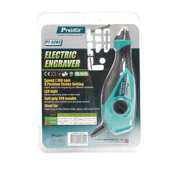 Pro's Kit Proskit PT-5203I Darbeli Gravür İşleme Seti