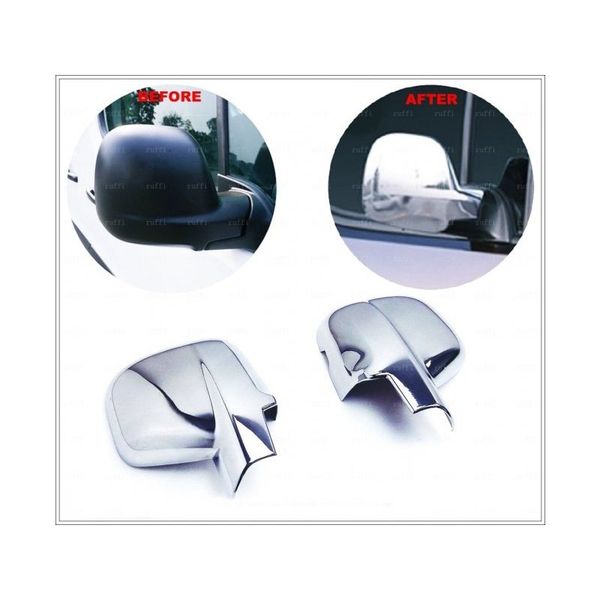 Peugeot Partner Tepee Abs 2012 Üzeri 2 Prç Krom Ayna Kapağı