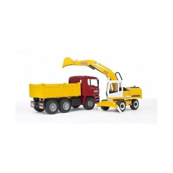 Bruder Man Damperli Kamyon ve FR130 Kepçe