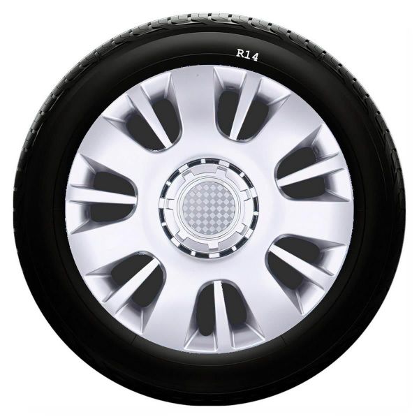 Alfa Romeo SKS-SJS 222 14 İnç 4 Adet Kırılmaz Jant Kapağı