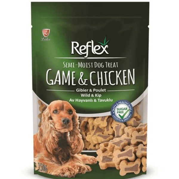 Reflex 150 gr Semi-Moist Av Hayvanlı Tavuklu Köpek Ödülü