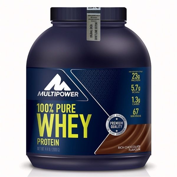 Multipower Pure Whey Çikolata Aromalı 2000 gr Protein Tozu