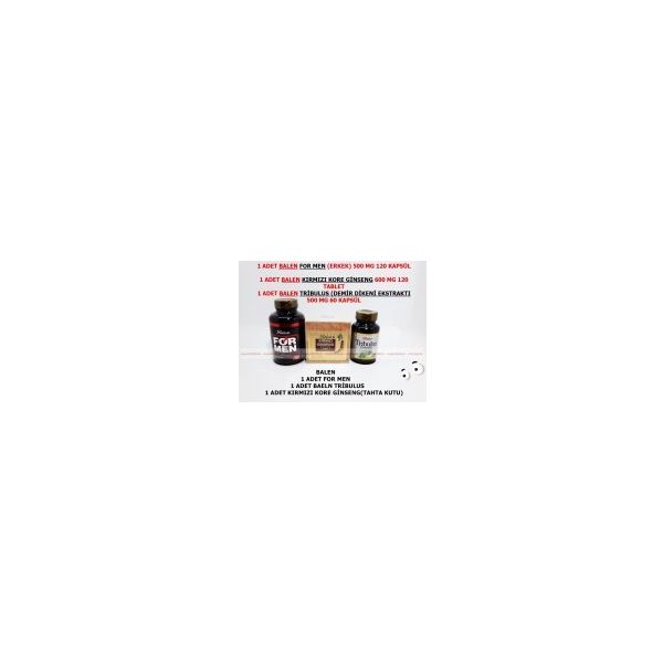 Balen Formen(Erkek)+tribulus Terrestris+kırmızı Kore Gınseng