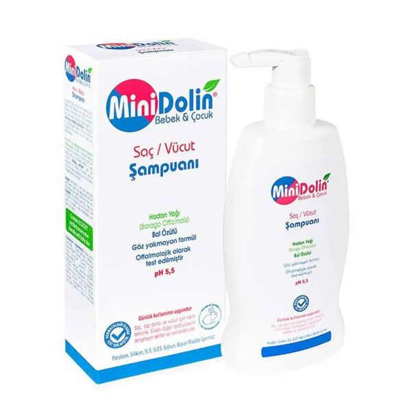 Minidolin Bebek & Çocuk 250 ml Saç ve Vücut Şampuanı