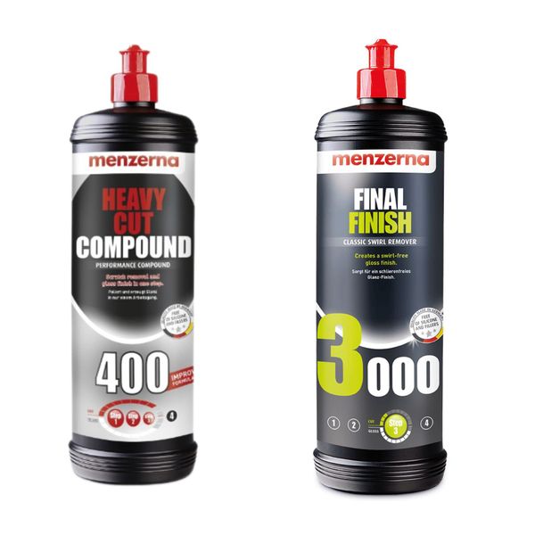 Menzerna 1 lt 400-3000 Kalın Pasta Hare Cila Seti