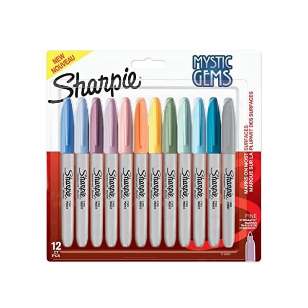 Sharpie Mystic Gems 12'li Paket Fine Permanent Markör Kalem