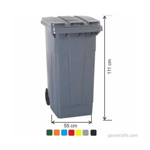 Garanti Metal 7088 Plastik Çöp Konteyneri