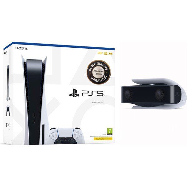 Sony Playstation 5 CD Girişli Oyun Konsolu + Hd Kamera