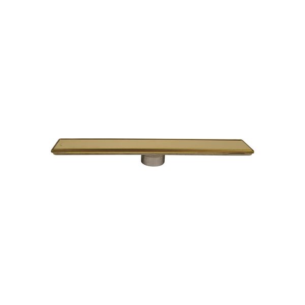 Sukar 1156-1036000-71 Line 6 60 cm Gold Plain Izgaralı Duş Kanalı