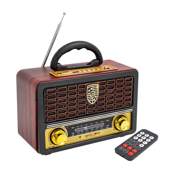 Magicvoice MV-114BT USB SD FM Bluetooth Destekli Nostaljik Radyo