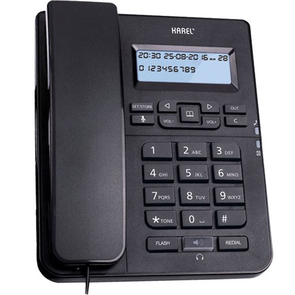 Karel TM145 Siyah Kablolu Telefon