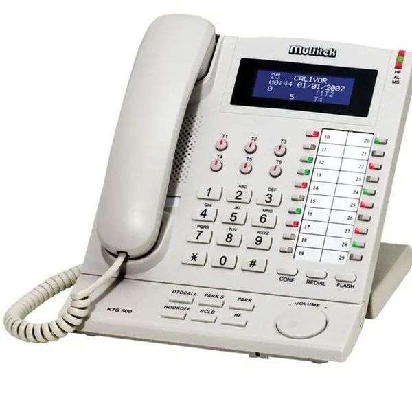 Multitek KTS 500 Masaüstü Santral Operatör Telefonu