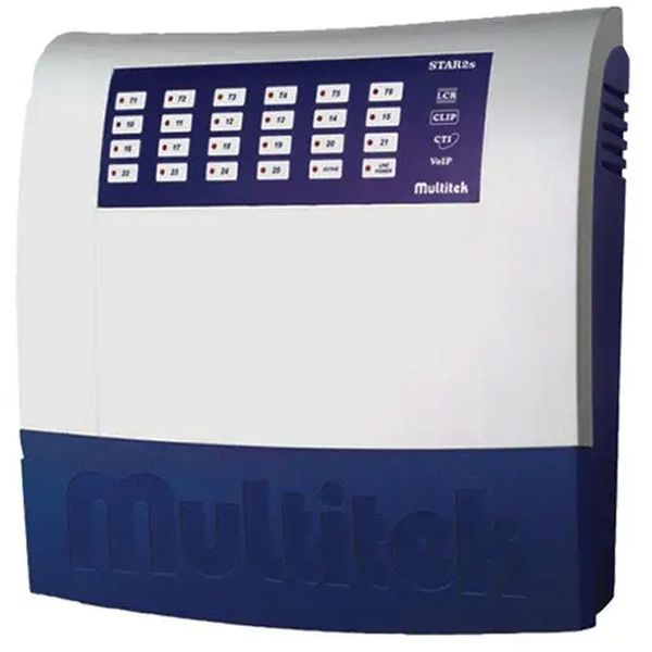 Multitek STAR2-S-4-16 4 Dış 16 Dahili Hatlı Telefon Santrali