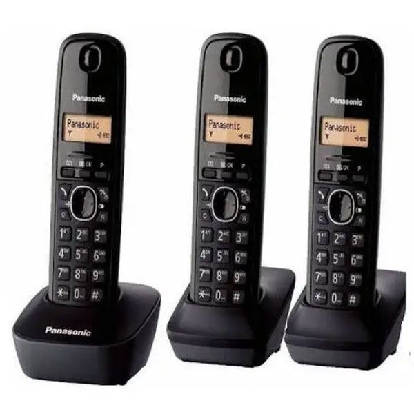 Panasonic KX-TG1613 DECT Kablosuz Ev Ofis 3 Ahizeli Telsiz Telefon
