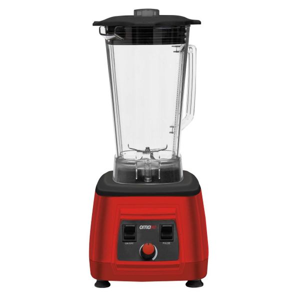 Omake Kırmızı Manuel Kapak Sensörlü Bar Blender