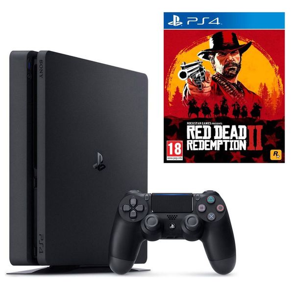 Sony PS4 Slim 500 gb Oyun Konsolu + Red Dead Redemption 2